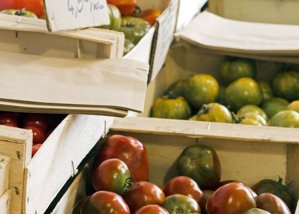 The fruit and vegetables in the campus baskets are provided by local market gardeners © University of Bordeaux