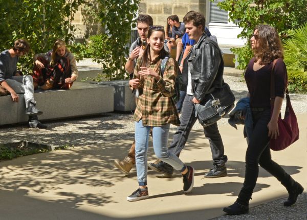 Photo : Rentrée étudiante sur le campus Victoire © Olivier Got - université de Bordeaux